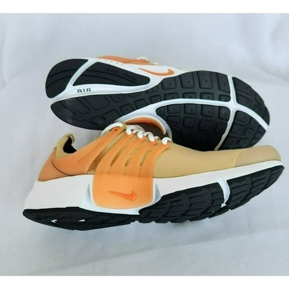 SIZE 14 MEN'S NIKE PRESTO RUNNING SNEAKERS FJ4006-252 SESAME BRIGHT MANDARIN - Picture 6 of 8